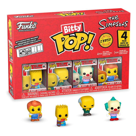 Los Simpson Pack de 4 Figuras Bitty POP! Vinyl Series 1 2 cm