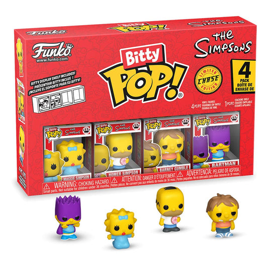 Los Simpson Pack de 4 Figuras Bitty POP! Vinyl Series 3 2 cm