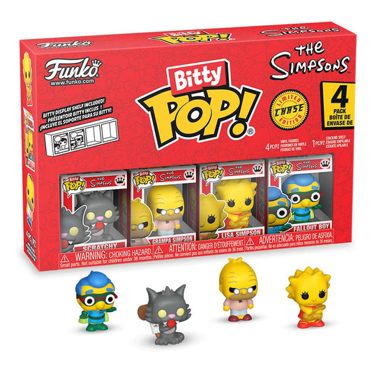 Los Simpson Pack de 4 Figuras Bitty POP! Vinyl Series 4 2 cm - Z POP Toys