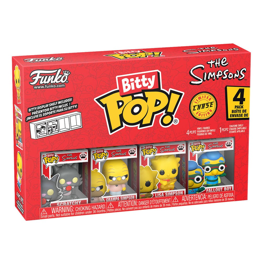 Los Simpson Pack de 4 Figuras Bitty POP! Vinyl Series 4 2 cm - Z POP Toys