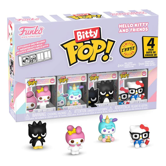 Hello Kitty and Friends Pack de 4 Figuras Bitty POP! Vinyl Series 4 2 cm
