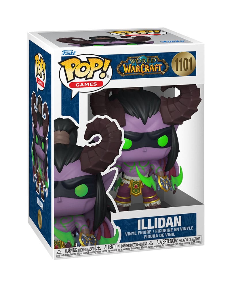 World of Warcraft POP! Games Vinyl Figura Illidan w/CH 9 cm Surtido (6)
