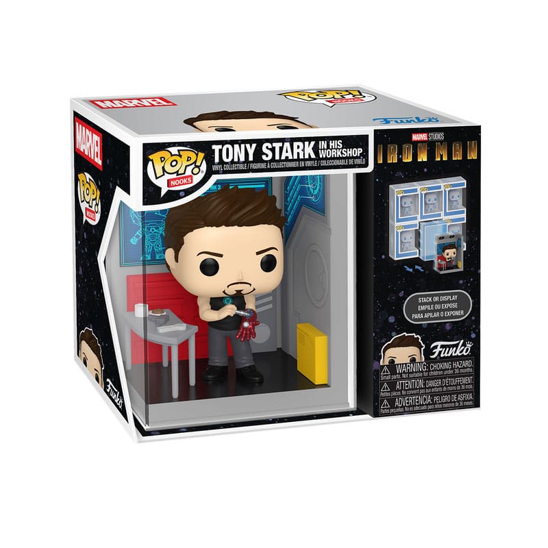 Marvel Figura POP! Nooks Vinyl Tony's Garage 9 cm