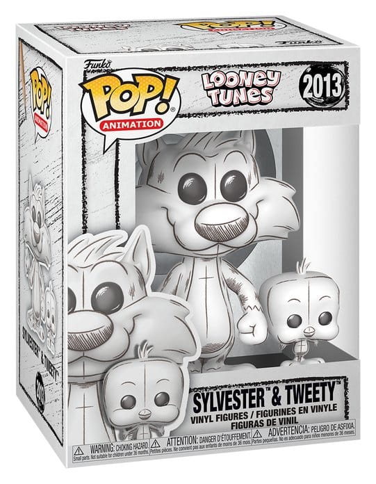 Looney Tunes POP!&Buddy Animation Vinyl Figura Sylvester&Tweety 9 cm