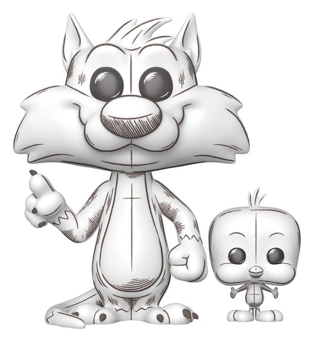 Looney Tunes POP!&Buddy Animation Vinyl Figura Sylvester&Tweety 9 cm