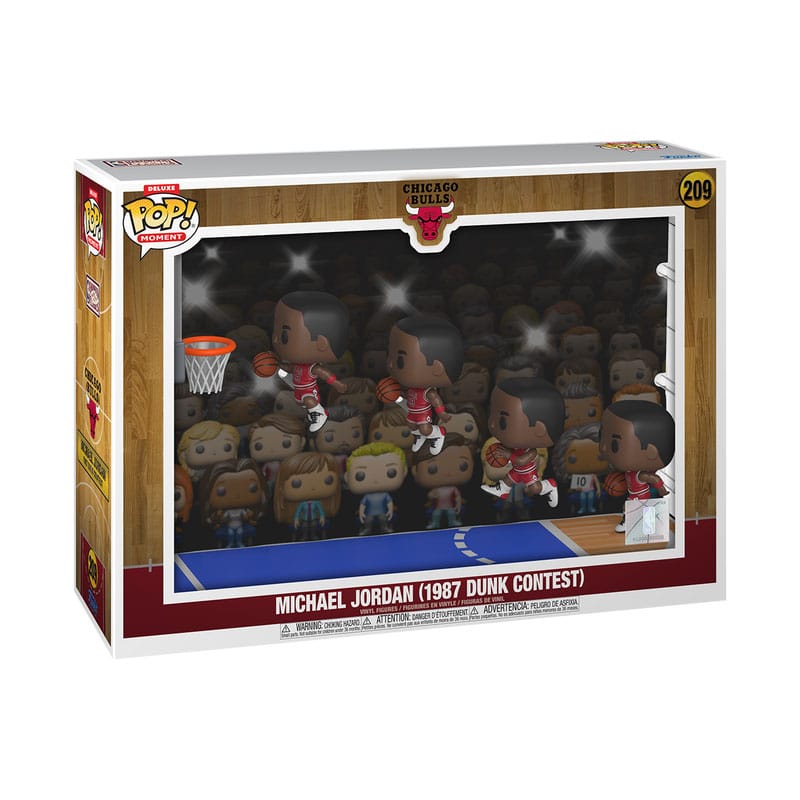 NBA POP Moments Deluxe Vinyl Figuras Bulls-MJ('87 Dunk Contest) 9 cm - Z POP Toys
