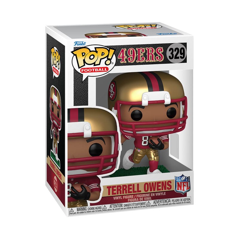 NFL: Legends POP! Sports Vinyl Figura Legends- Terrell Owens(49ers) 9 cm