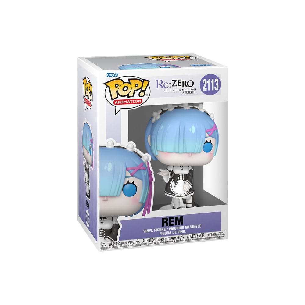 Re:ZERO POP! Animation Vinyl Figura Rem w/CH 9 cm Surtido (6)