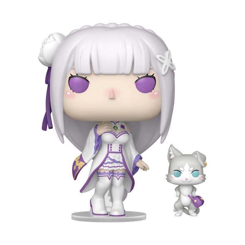 Re:Zero POP!&Buddy Animation Vinyl Figuren Emilia w/Puck 9 cm - Z POP Toys
