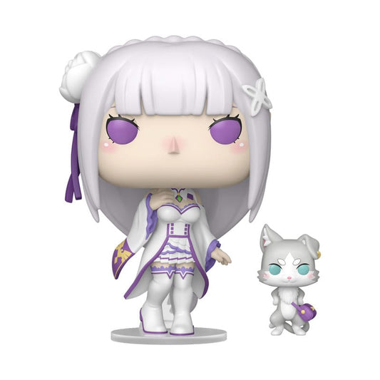Re:Zero POP!&Buddy Animation Vinyl Figuren Emilia w/Puck 9 cm - Z POP Toys