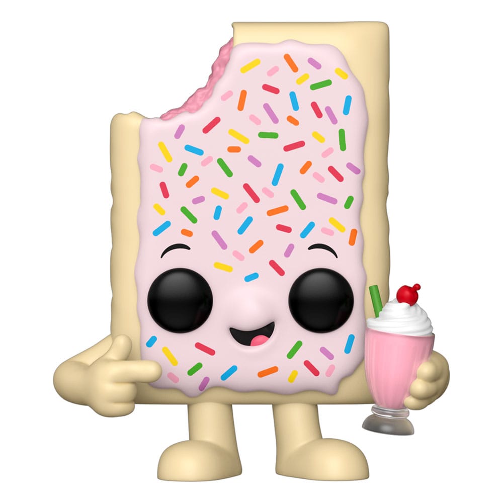 Pop-Tarts POP! Ad Icons Vinyl Figura Pop-Tarts Mascot Strawberry Milkshake 9 cm - Z POP Toys