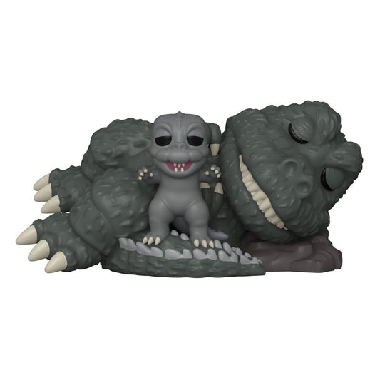 Godzilla Super Sized POP! Movies Vinyl Figura Sleeping Godzilla with Minilla 15 cm