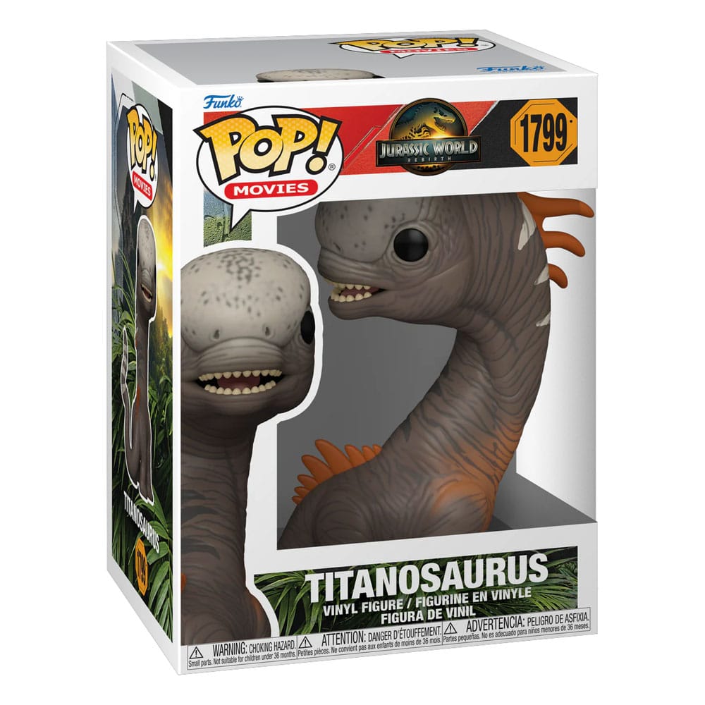 Jurassic World: El Renacer Figura POP! Movies Vinyl Titanosaurus 9 cm