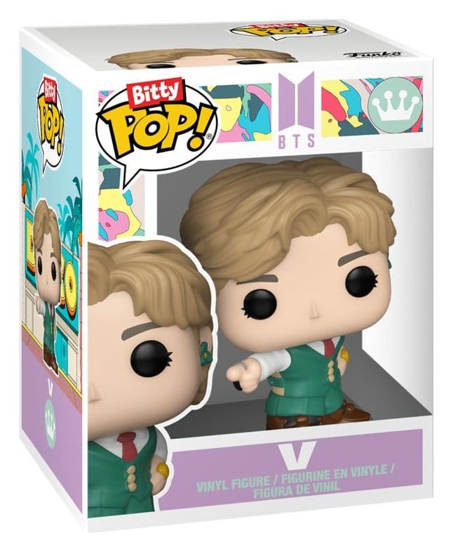BTS Bitty POP! Stages Vinyl Figuras V (Dynamite) 2,5 cm