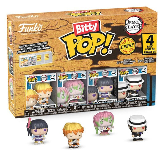 Demon Slayer: Kimetsu no Yaiba Pack de 4 Figuras Bitty POP! Vinyl Zenitsu 2,5 cm