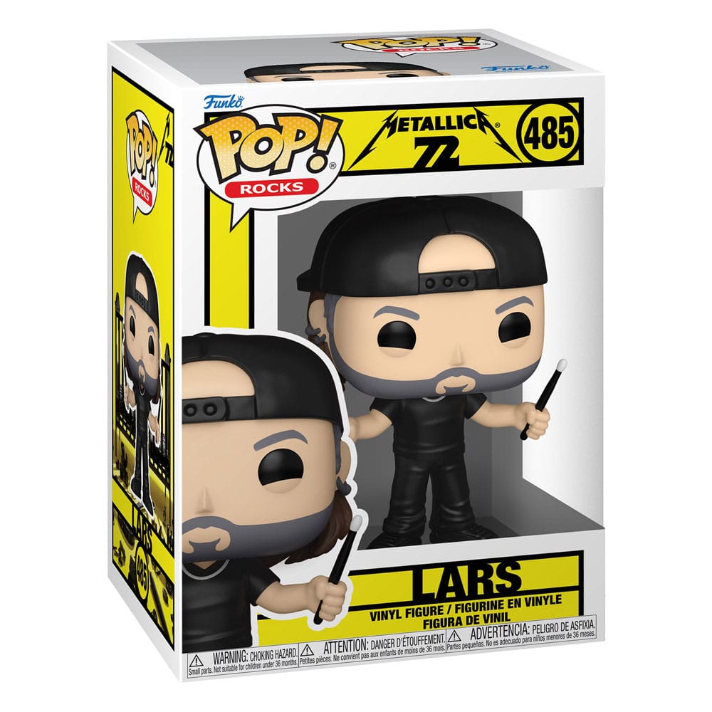 Metallica POP! Rocks Vinyl Figura Lars (72 Seasons) 9 cm - Z POP Toys