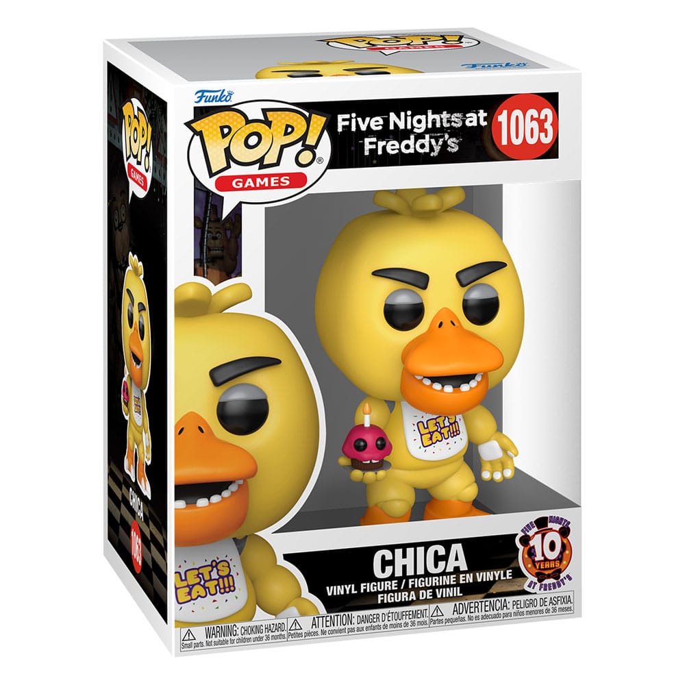 Five Nights at Freddy's POP! Vinyl Figura 10th Anniversary - Chica 9 cm - Z POP Toys