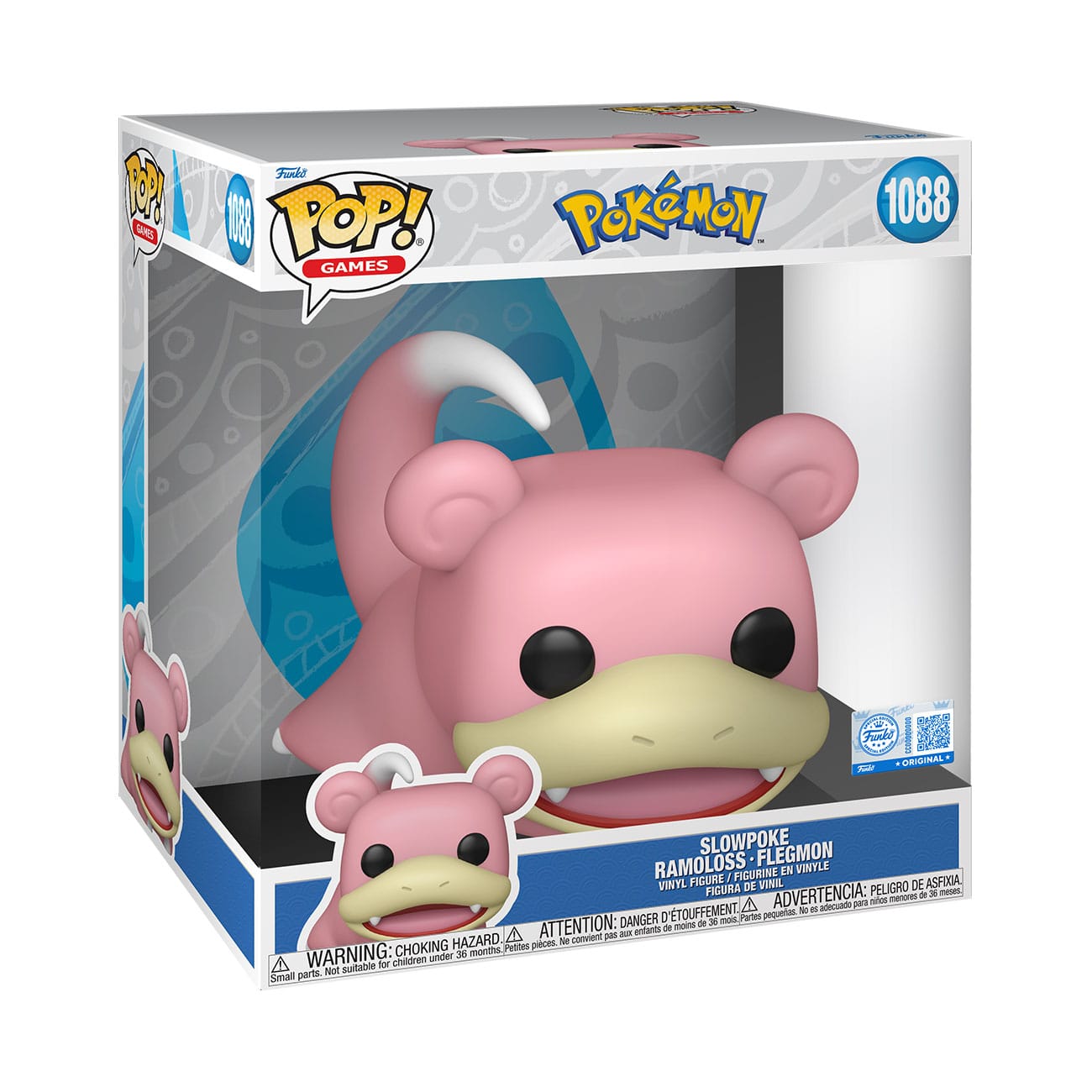Pokémon Figura Super Sized Jumbo POP! Vinyl Slowpoke 25 cm