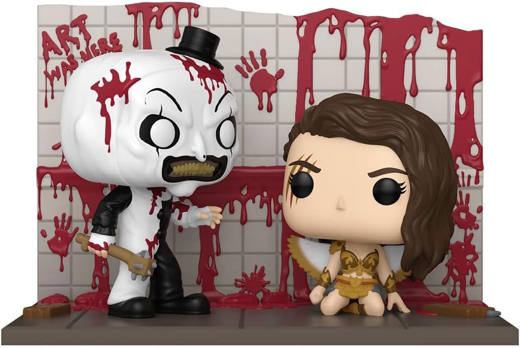 Terrifier 2 POP Moments Vinyl Figuras Art vs Sienna 9 cm