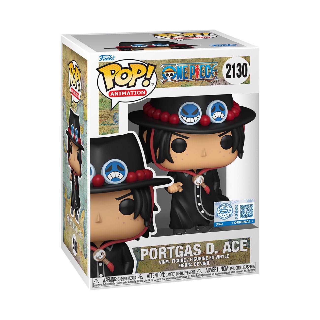 One Piece POP! Animation Vinyl Figura Portgas D. Ace Intro Exclusive 9 cm