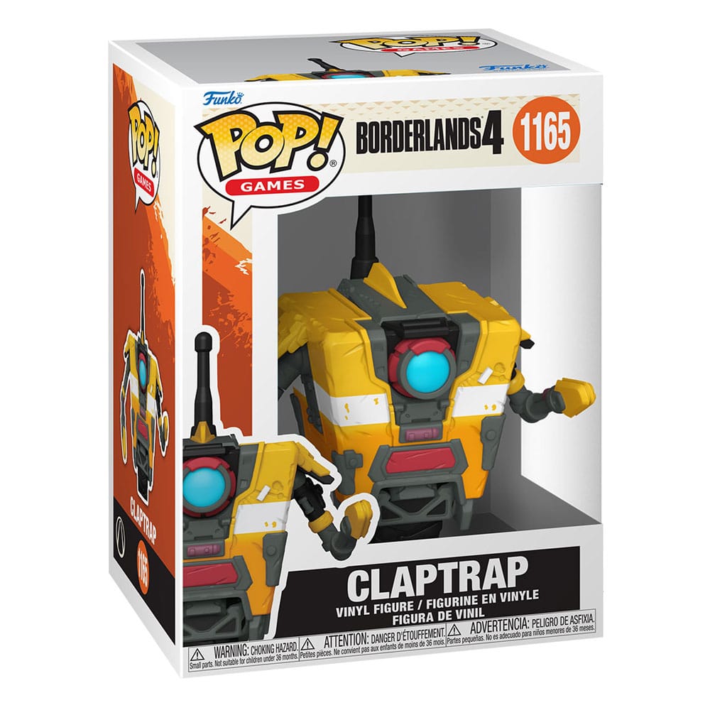 Borderlands 4 POP! Games Vinyl Figura Claptrap 9 cm