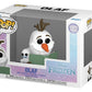 Frozen: El reino del hielo POP! Disney Vinyl Figura Readers- Olaf w/Book 9 cm
