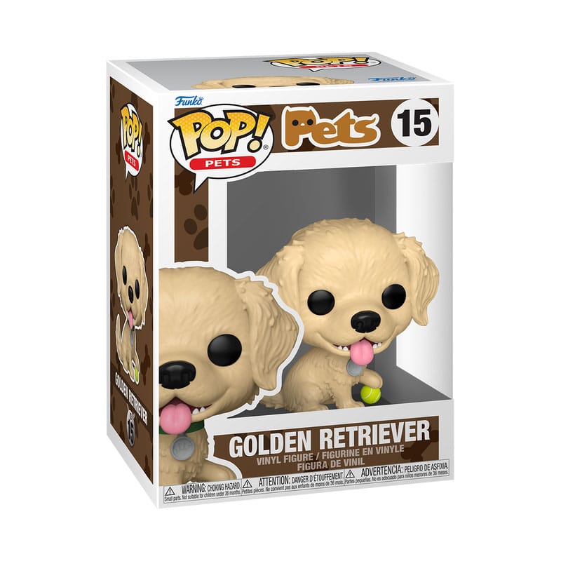 Funko-Legacy POP! Pets Vinyl Figura Golden Retriever 9 cm - Z POP Toys