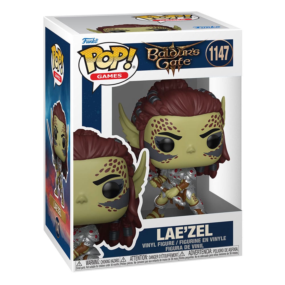 Baldur's Gate 3 Figura POP! Games Vinyl Lae'zel w/Sword 9 cm