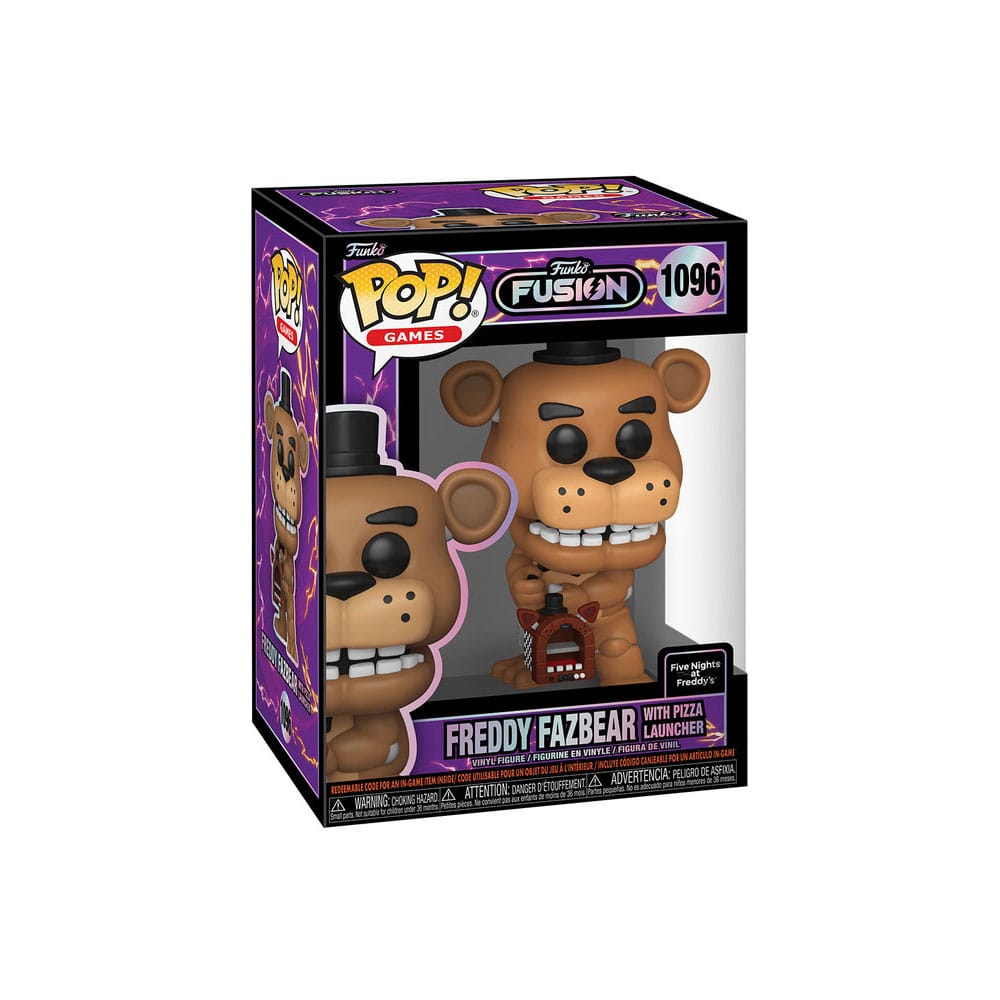 Funko Fusion POP! Games Vinyl Figuren Freddy Fazbear with Pizza Launcher w/CH 9 cm Surtido (6)