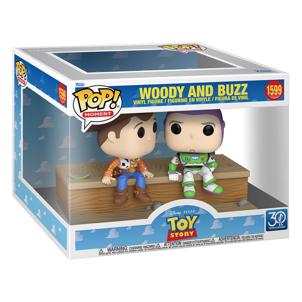 Toy Story POP Moment Vinyl Figuras Woody and Buzz (30th Anniversary) 9 cm - Z POP Toys