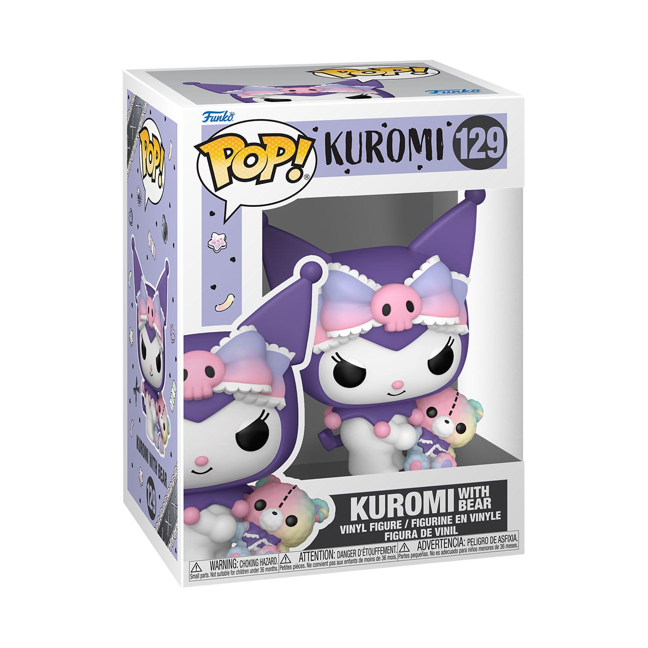 Sanrio POP!&Buddy Animation Vinyl Figuren Kuromi w/ Bear 9 cm