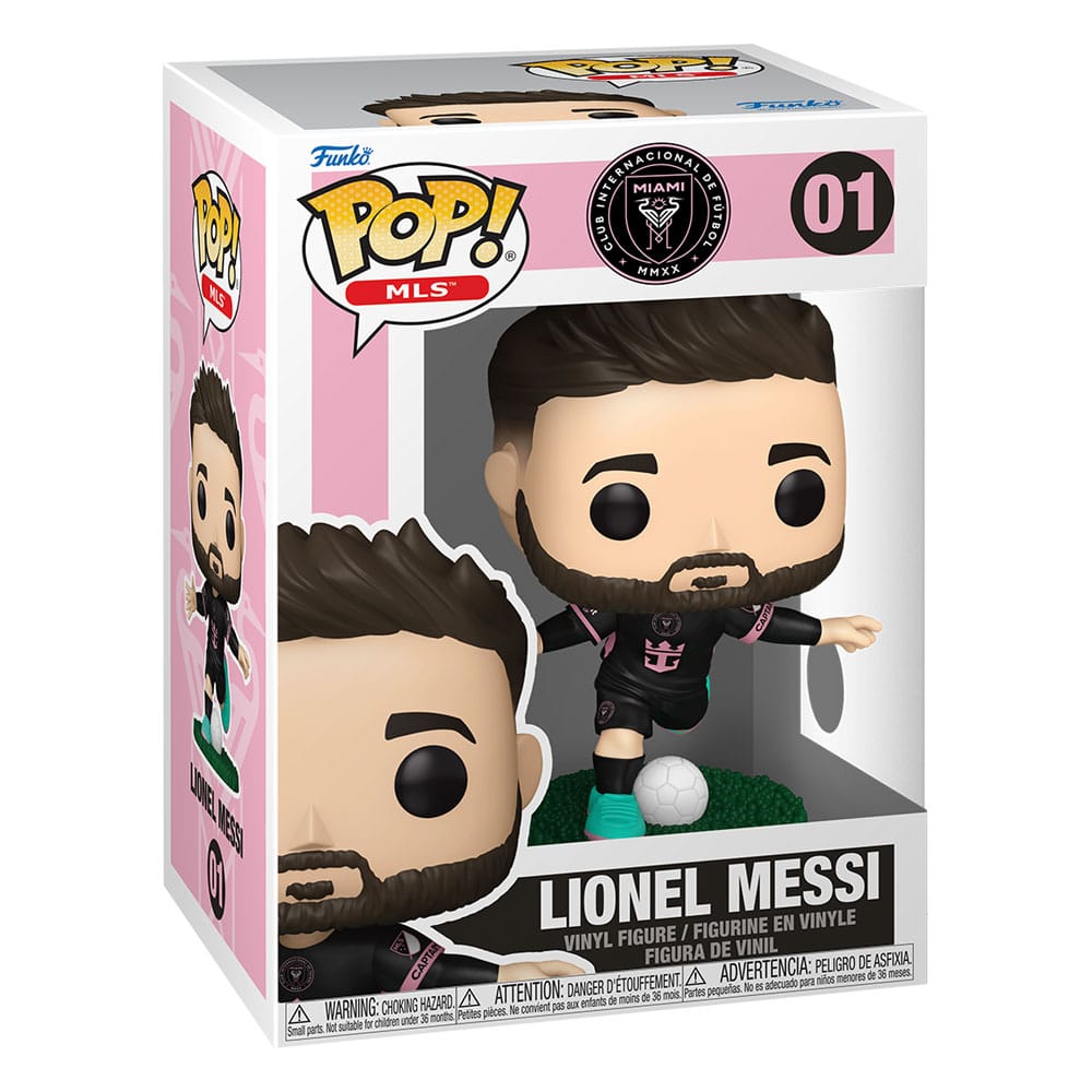 MLS POP! Sports Vinyl Figura Inter Miami- Lionel Messi(away) 9 cm - Z POP Toys