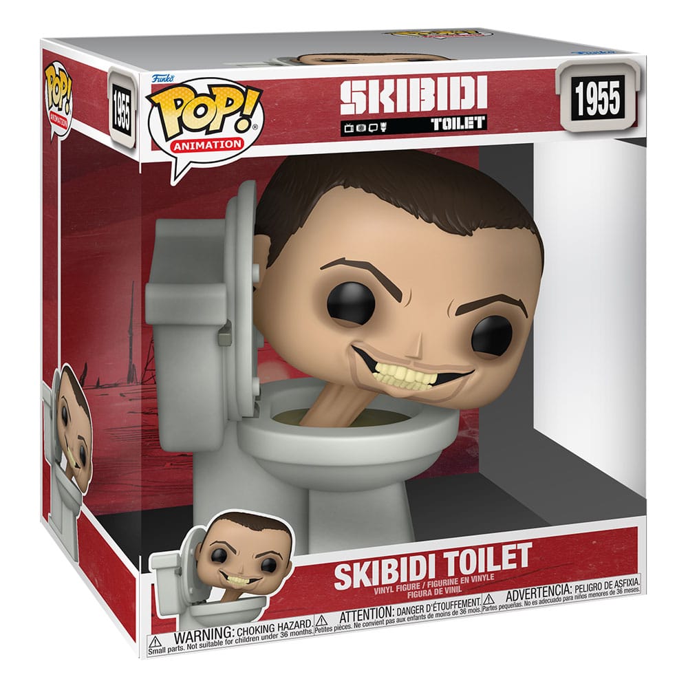 Skibidi Toilet Figura Super Sized Jumbo POP! Vinyl Skibidi Toilet 25 cm