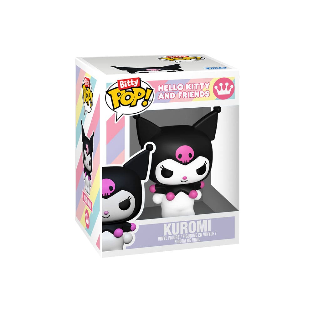 Hello Kitty Pack de 2 Bitty POP! Vinyl Figuras My Melody&Kuromi 2 cm - Z POP Toys