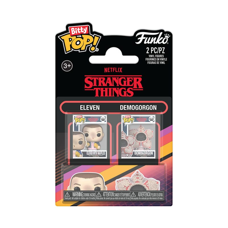 Stranger Things Pack de 2 Figuras Bitty POP! Vinyl Eleven&Demogorgon 2,5 cm