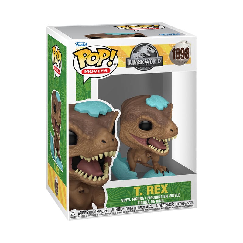 Jurassic Park Figura POP! Movies Vinyl SPRG- T-Rex 9 cm