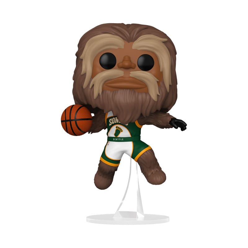 NBA Legends POP! Sports Vinyl Figura Mascots Sonics- Sasquatch 9 cm - Z POP Toys
