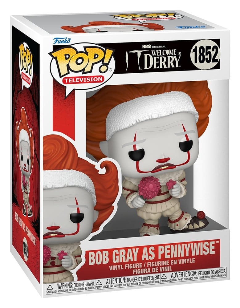 It: bienvenidos a Derry POP! Television Vinyl Figura Bob Gray as Pennywise 9 cm