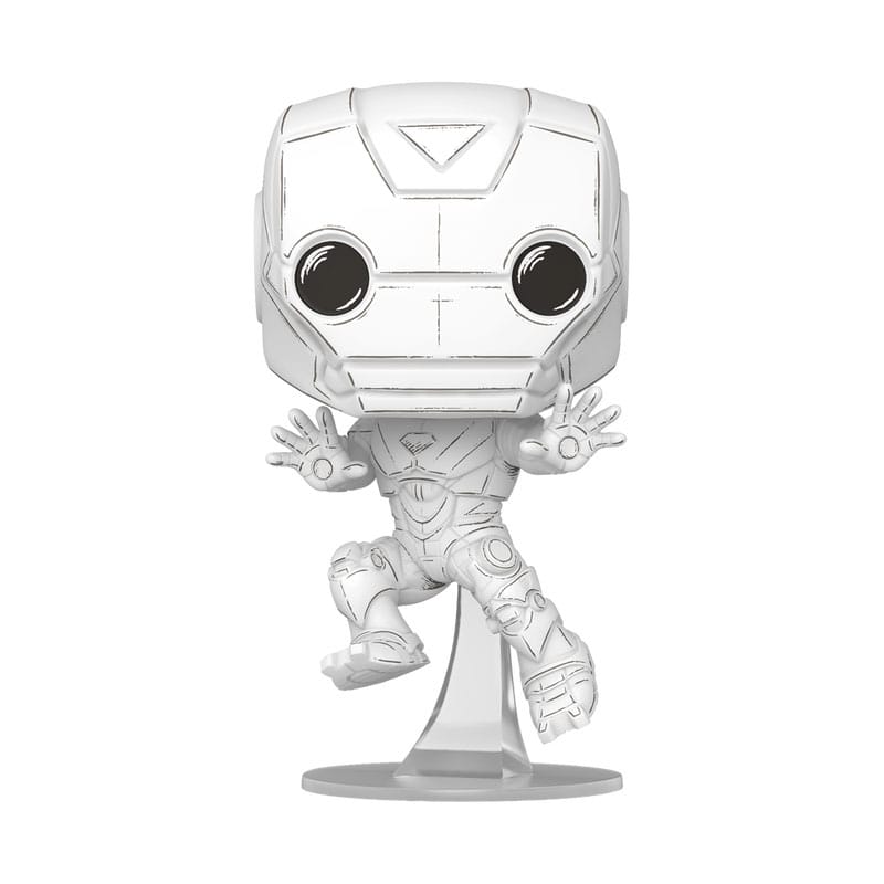 Marvel POP! Vinyl Figura Sketched - Iron Man 9 cm