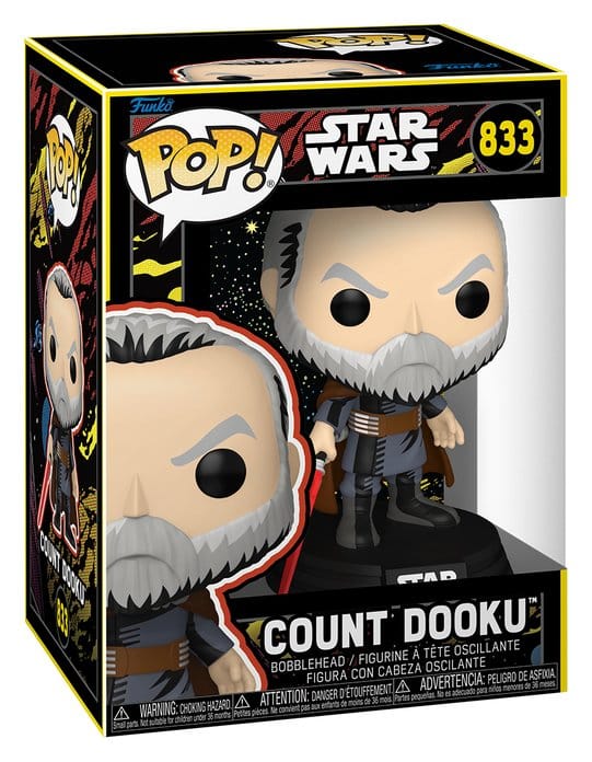 Star Wars: May the Fourth Figura POP! Nooks Vinyl Count Dooku (Retro) 9 cm