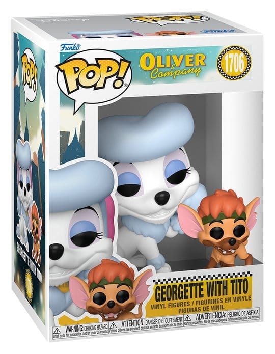 Oliver & Co. POP&Buddy Vinyl Figura Georgette w/Tito 9 cm