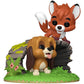 y Tod y Toby POP Moments Vinyl Figuras Tod & Copper 9 cm