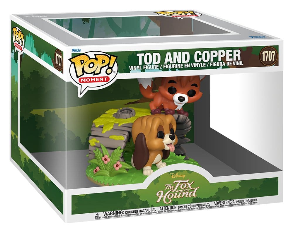 y Tod y Toby POP Moments Vinyl Figuras Tod & Copper 9 cm