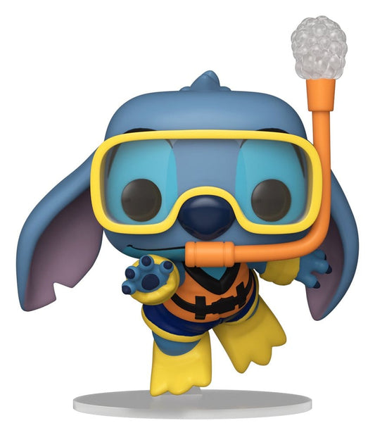 Lilo & Stitch Figura POP! Vinyl Snorkeling Stitch 9 cm