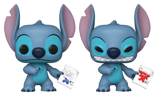 Lilo & Stitch Figura POP! Vinyl Stitch with Mood Chart 9 cm