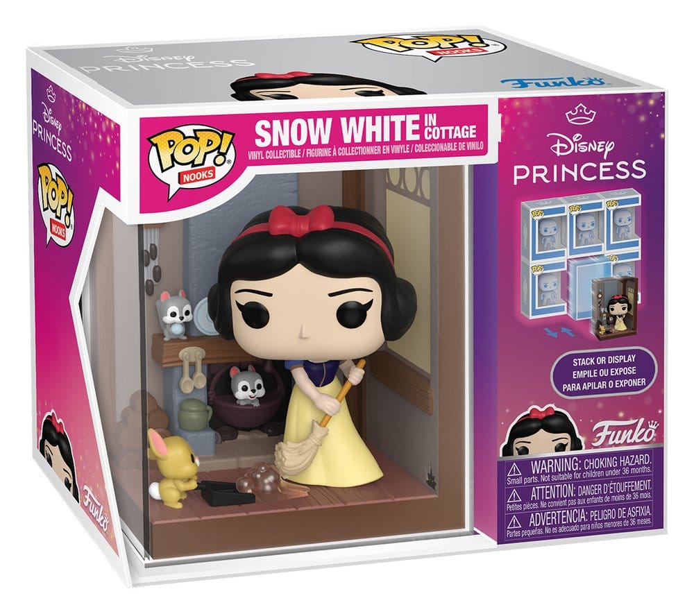 Blancanieves Figura POP! Nooks Vinyl Dwarfs House 9 cm
