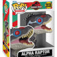 Jurassic Park Figura POP! Movies Vinyl Alpha Raptor 9 cm