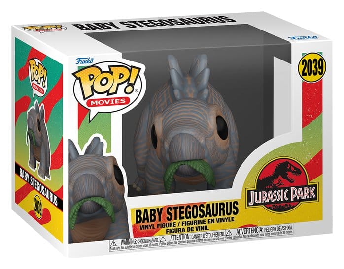 Jurassic Park Figura POP! Movies Vinyl Baby Stegosaurus 9 cm