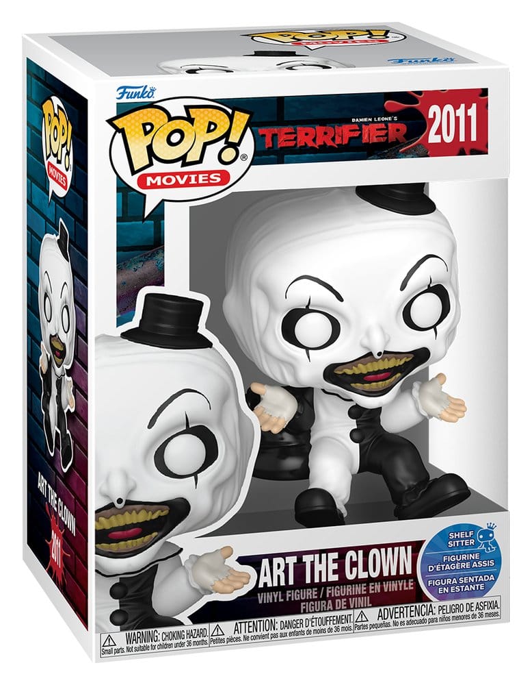 Terrifier Figura POP! Movies Vinyl Art the Clown (Horror Sitters) 9 cm