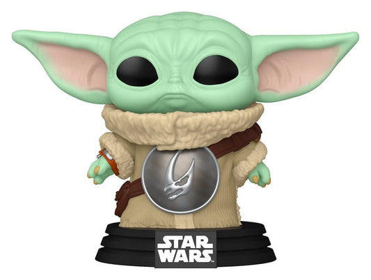Star Wars: The Mandalorian and Grogu Figura POP! Vinyl Cabezón Grogu 9 cm